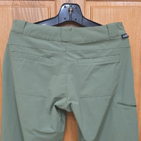 Eastern Mountain Sports (EMS) hiking pants,   olive green, 8R, Preowned - Picture 7 of 16
